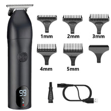 Load image into Gallery viewer, Ceramic Blade Electric Hair Clipper Men Barber Beard Trimmer Rechargeable Hair Cutting Machine for Men Low Noise Adult Hair Cut
