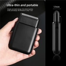 Load image into Gallery viewer, Ultra-thin Mini Men's Electric Shaver Beard Trimmer Cordless Rechargeable Haircut Shaving Machine Blade Waterproof Razor

