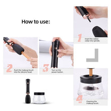 Load image into Gallery viewer, Automatic Electric Makeup Brush Cleaner Fast Washing and Drying Make up Brushes Deep Cleaning Makeup Brush Washing Tools
