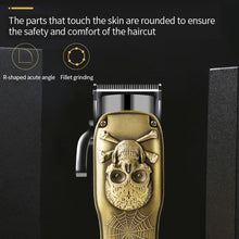 Load image into Gallery viewer, All Metal Electric Hair Clipper Electric Hair Clipper Oil Head Electric Clipper Rechargeable LCD Digital Display Professional
