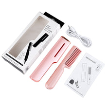 Load image into Gallery viewer, 2 In 1 Hair Straightener Fast Heat Hairdressing Comb Wave Curling Styling Tools Portable Multifunctional Hair Iron Hair Brush
