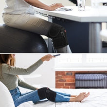 Load image into Gallery viewer, Heating Knee Pads Knee Brace Support Pads Thermal Heat Treatment Wrap Hot Compress Knee Massager for Cramps Arthritis Pain Relief

