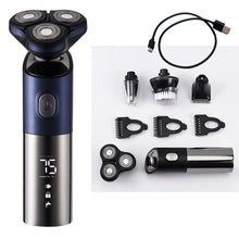 Load image into Gallery viewer, 4 In 1 Men's Hair Shaver Electric Beard Nose Ear Trimmer Razor Machine LED Display Clippers Rechargeable Washable Shaving Tools
