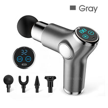 Load image into Gallery viewer, Mini LCD Massage Gun 32 Speed Touch Screen Deep Tissue Percussion Muscle Mini Massager Fascial Gun For Pain Relief Body Massage
