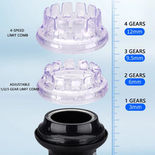 Load image into Gallery viewer, Automatic Hair Trimmer 360 Rotating Hair Clipper LED Display Portable Shaved Head Artifact UFO Flying Saucer Cutter Head
