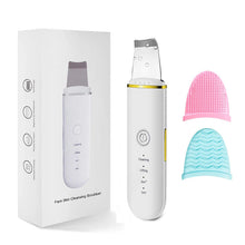 Load image into Gallery viewer, Ultrasonic Cleaner Skin Scrubber Face Cleansing Machine Facial Acne Blackhead Remover USB Charge Skin Care Beauty Device
