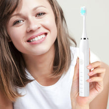 Load image into Gallery viewer, Sonic Electric Toothbrushes for Adults Kids Smart Timer Rechargeable Whitening Toothbrush IPX7 with 6 Brush Heads
