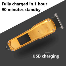 Load image into Gallery viewer, Hair Clipper Electric Hair Trimmer Cordless Shaver Trimmer 0mm Men Barber Hair Cutting Machine for Men Rechargeable USB
