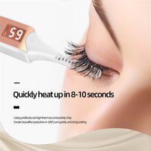 Load image into Gallery viewer, Portable Electric Heated Eyelash Curler Women Makeup Irons Brush Natural Curling Long Time Lasting Beauty Tools With LED Display
