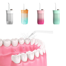 Load image into Gallery viewer, 200ml Oral Irrigator Water Flosser Jet Portable Tooth Cleaner USB Rechargeable Teeth Whitening Irrigator Dental Cleaning Tools
