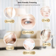 Load image into Gallery viewer, Rechargeable Electric Eyebrow Trimmer For Eyebrows  Women's Shaver Razors Portable Cosmetics Facial Hair Remover Makeup Tools
