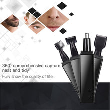 Load image into Gallery viewer, 4 In 1 Rechargeable Shavers Nose Ear Hair Trimmer Beard Trimer For Men Eyebrow Sideburns Hair Removal Razor Cutter For Men
