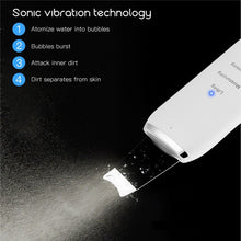 Load image into Gallery viewer, Professional Ultrasonic Skin Scrubber Ion Deep Face Cleaning Peeling USB Rechargeable Facial Care Device Beauty Instrument

