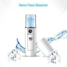 Load image into Gallery viewer, Ultrasonic Skin Scrubber Deep Face Cleaning Machine Remove Dirt Blackhead Peeling Lifting Massager + Nano Facial Steamer Sprayer
