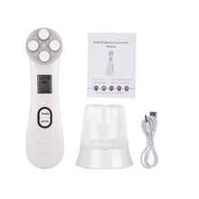 Load image into Gallery viewer, Facial Mesotherapy Electroporation RF Radio Frequency LED Photon Face Lifting Tighten Wrinkle Removal Skin Care Face Massager
