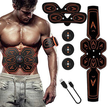 Load image into Gallery viewer, USB Charged Muscle Stimulator Abdominal Musculaire Electrostimulation Electro Stimulator Home Gym Belly Arm Leg Massage Unisex
