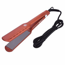 Load image into Gallery viewer, Professional Hair Flat Iron Temperature Adjustable Hair Straightener Titanium Alloy Heating Plate Hair Styling Tool
