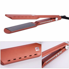 Load image into Gallery viewer, Professional Hair Flat Iron Temperature Adjustable Hair Straightener Titanium Alloy Heating Plate Hair Styling Tool
