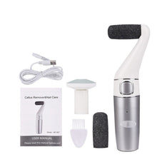 Load image into Gallery viewer, USB Charging Electric Callus Remover Rechargeable Smooth Machine Dead Hard Skin Callus Remover Pedicure Foot Care Tool
