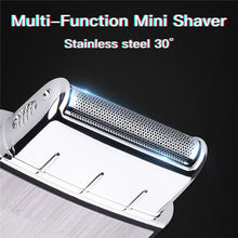 Load image into Gallery viewer, Reciprocating Single Blade Men's Electric Razor High-efficiency Shaver USB Rechargeable Shaving Machine Beard Trimmer For Travel
