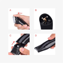 Load image into Gallery viewer, Professional Electric Cordless Hair Clipper Rechargeable Shaver Eyebrow Shaving Trimer Beard Cutting Sets For Nose Ear Hair Male
