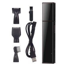 Load image into Gallery viewer, Portable 4 In 1 Rechargable Ear Nose Trimmer Electric Close Shaver Beard Eyebrow Face Trimer Set For Men With Washable Blade
