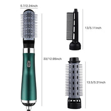 Load image into Gallery viewer, 3 In 1 Electric Hair Dryer Negative Ions Rotating Salon Brush Hair Straightener Curler Comb Roller Hairstyling Blow Dryer
