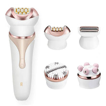 Load image into Gallery viewer, 4 IN 1 Painless Epilator Depilator For Lady Full Body Electric Hair Removal Shaver Foot File Callus Remover
