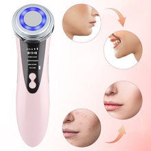 Load image into Gallery viewer, 4 In 1 LED Face Massager Skin Rejuvenation EMS Facial Lifting Wrinkle Removal Skin Tightening Hot Cool Beauty Device
