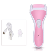 Load image into Gallery viewer, Electric Rechargeable Pedicure Foot Care Tool Fast Callus Mini Feet Dead Dry Skin Removal Portable and small Foot Sharpener
