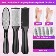 Load image into Gallery viewer, 20 in 1 Professional Pedicure Tools Set, Foot Care Scrubber Pedicure Kit Stainless Steel Foot Rasp Foot Dead Skin Remover Callus
