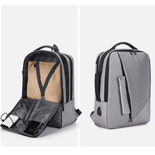 Load image into Gallery viewer, Business Men's Backpack USB Charging Personality Rucksack Man Multifunctional Waterproof Oxford Cloth Bag For Laptop
