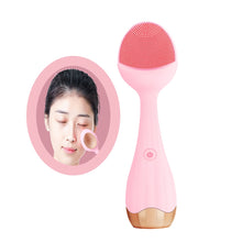 Load image into Gallery viewer, Facial Cleansing Brush Electric Sonic Face Brush For Makeup Removal,Blackhead Remove,Essence Absorption Face Massager
