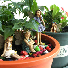 Load image into Gallery viewer, Fairy Garden - 6pcs Miniature Fairies Figurines Accessories for Outdoor or House Decor Fairy Garden Supplies

