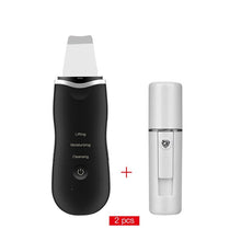 Load image into Gallery viewer, Ultrasonic Skin Scrubber Facial Cleaning Peeling Shovel Lifting Machine + Spa Nano Face Sprayer Steamer
