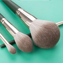 Load image into Gallery viewer, 14pcs Green Makeup Brushes Set Beauty Foundation Powder Blush Sculpting Brush Eyeshadow Blooming Nasal Cosmetic
