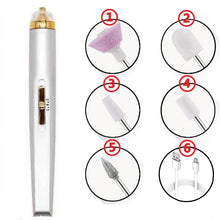 Load image into Gallery viewer, USB Professional Electric Pen-Shape Nail Grinder Machine LED Nail Art Drill Set File Nail Pedicure Drill Nails Apparatus
