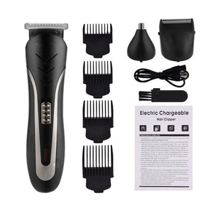 3 In 1 Professional Hair Trimmer Men's Hair Clipper Rechargeable Nose Beard Trimmer Electric Shaver Cutting Machine