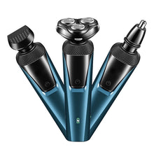 Load image into Gallery viewer, 4 In 1 Electric Hair Shaver For Men Ear Nose Beard Trimmer Haircut Razor Machine Waterproof Rechargeable 3D Head Blade Shaving
