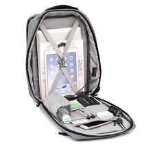 Load image into Gallery viewer, Backpack For Men Portable USB Charging Bag For Laptop 15.6 Inch Multifunctional Waterproof Rucksack Business Travel Backbag
