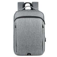Load image into Gallery viewer, Backpack For Man Business Waterproof Waxy Glue Rucksack Multifunctional USB Charging Ruaban Black Bag For Laptop 15.6 Inch
