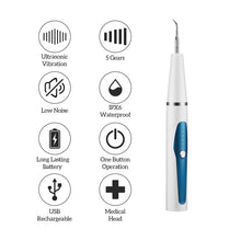 Load image into Gallery viewer, Portable Ultrasonic Dental Scaler Tooth Calculus Remover Tooth Stains Tartar Tool Dentist Teeth Whitening Oral Hygiene Tools

