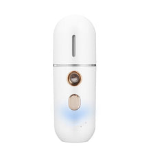 Load image into Gallery viewer, Mini Portable Nano Face Steamer Mist Facial Sprayer Moisturizer Humidifier Moisturizing Beauty Instruments Face Skin Care
