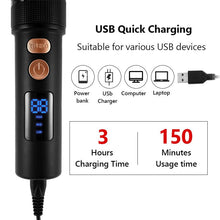 Load image into Gallery viewer, Electric Hair Clipper Rechargeable Hair Trimmer Titanium Ceramic Blade Salon For Men Hair Cutting Barber Machine LCD Display
