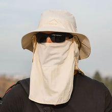 Load image into Gallery viewer, Summer Quick-drying Men Women Hat Outdoor Face Mask Wide Brim Bucket Hat Sun Protection Cap for Fishing Hunting
