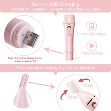Load image into Gallery viewer, 4 in 1 Electric Shaver For Women Hair Removal Rechargeable Trimmer For Women's Razor Leg Armpit Beauty Appliances Hair Remove
