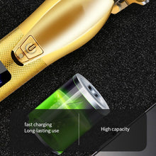 Load image into Gallery viewer, Barber All Metal Hair Clipper Rechargeable Electric Professional Blade Finish Cutting Machine Beard Trimmer Shaver
