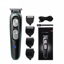 Load image into Gallery viewer, 2 In 1 Electric Hair Clipper Beard Trimmer For Men Cordless Rechargeable Haircutter Pro Powerful Cutting Shaver Travel Home
