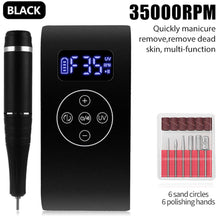 Load image into Gallery viewer, New Rechargeable Electric Cordless Nail Drill Machine 35,000 RPM &amp; UV Gel Nail Dryer Lamp Salon Expert Nail Art Manicure Tools
