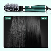 Load image into Gallery viewer, 3 In 1 Electric Hair Dryer Negative Ions Rotating Salon Brush Hair Straightener Curler Comb Roller Hairstyling Blow Dryer
